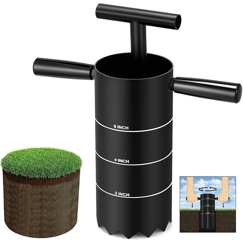 Golf Equipment Essentials - Coupe-gazon portable en acier pour trous