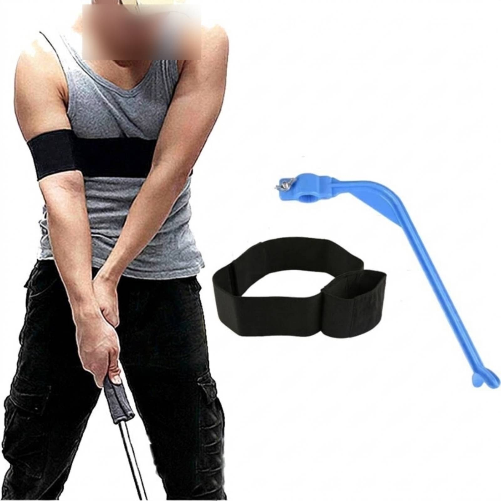 Training Aid Swing - Sangle d'entraînement de golf portable avec